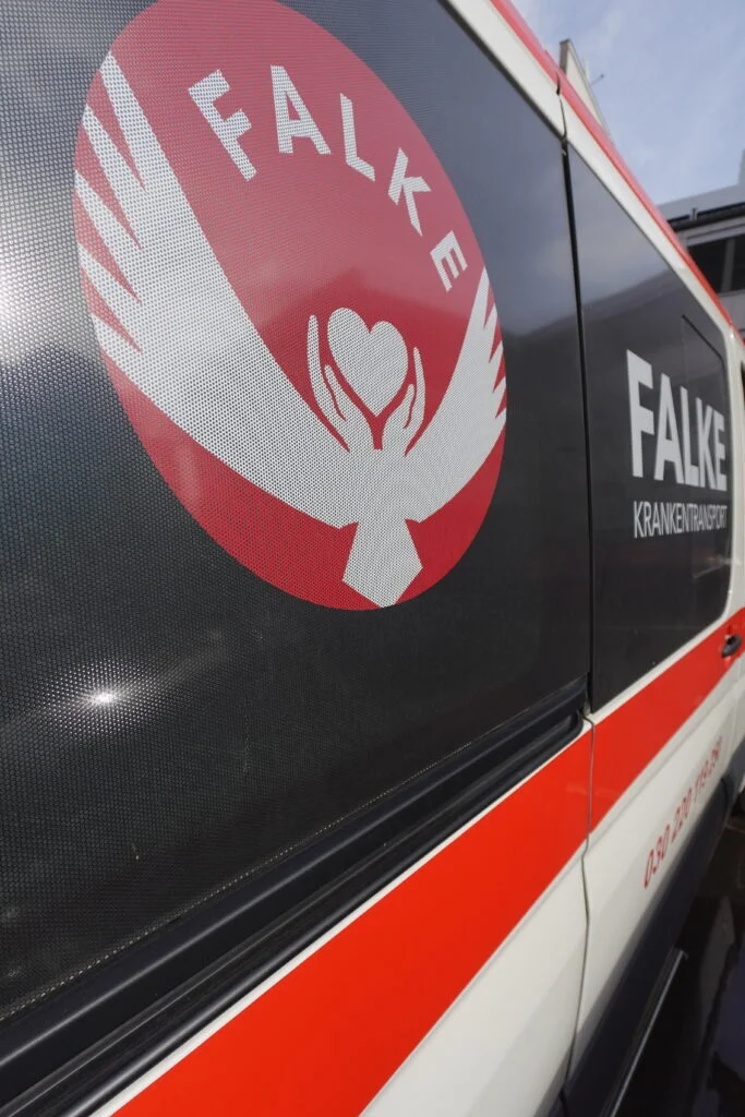 Medizinisch ausgestatteter Fahrzeuginnenraum